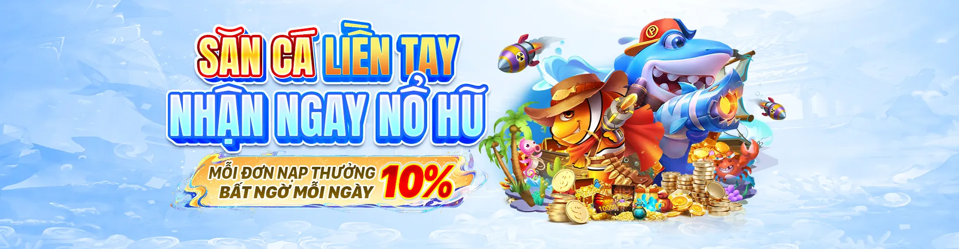 Hình ảnh banner chính của sumvipclub với các trò chơi cá cược trực tuyến đa dạng